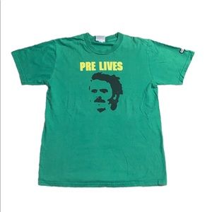Vintage Y2K Nike Steve Prefontaine Pro Lives Green Shirt